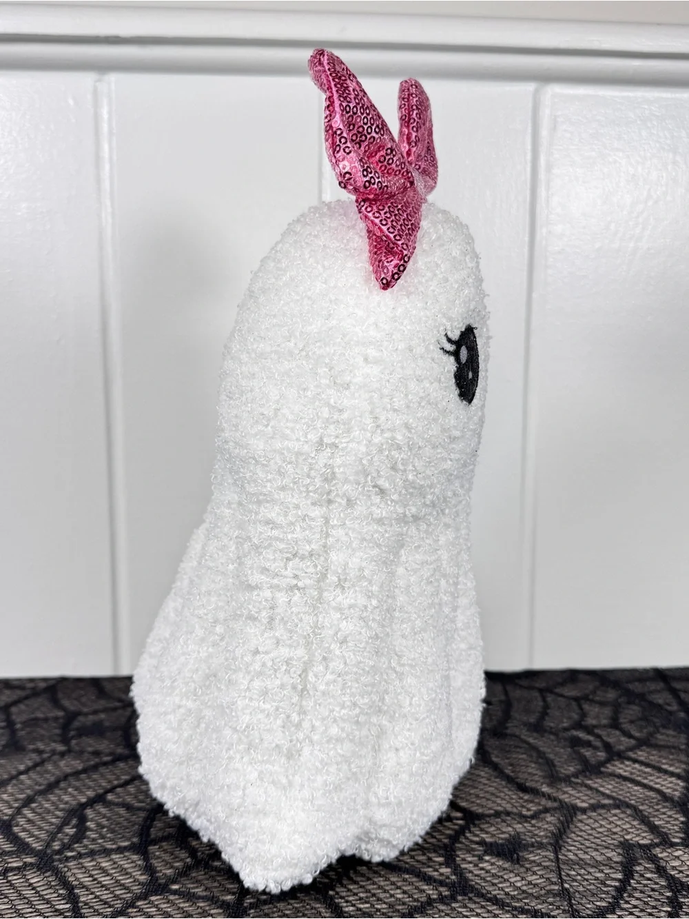 NEW Plush Ghost Pink Ghost Halloween Decor